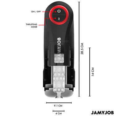 Masturbatore automatico Gravity di Jamyjob, stimolazione intensa e personalizzabile